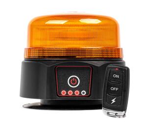 Amio - ΦΑΡΟΣ 12/24V ΠΟΡΤΟΚΑΛΙ 36 LED ΜΑΓΝΗΤΙΚΟΣ ΕΠΑΝΑΦΟΡΤΙΖΟΜΕΝΟΣ ΑΣΥΡΜΑΤΟΣ ΜΕ REMOTE CONTROL 123x110mm - 1 ΤΕΜ. (03932/AM)