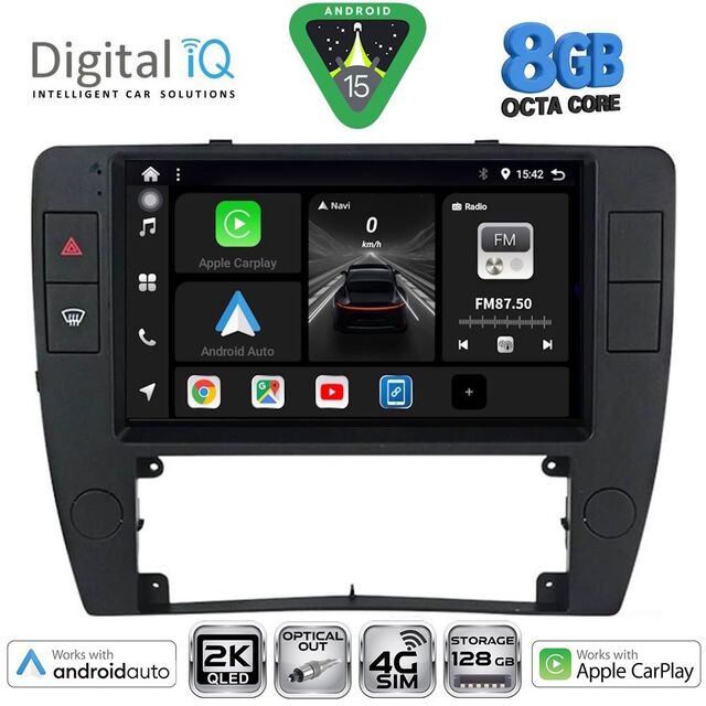 DIGITAL IQ BXK 20749_CPAA  (9inc) MULTIMEDIA TABLET for VW PASSAT mod. 2000-2005