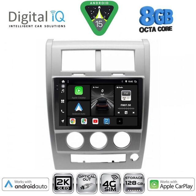 DIGITAL IQ BXK 20270_CPAA (10inc) MULTIMEDIA TABLET for JEEP CHEROKEE – LIBERTY mod. 2007-2014