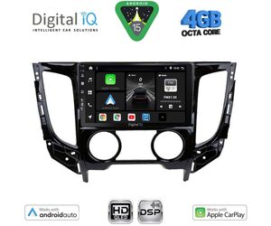 DIGITAL IQ BXF 16437_CPAA A/C (9inc) MULTIMEDIA TABLET for MITSUBISHI L200 mod. 2015-2019 with A/C