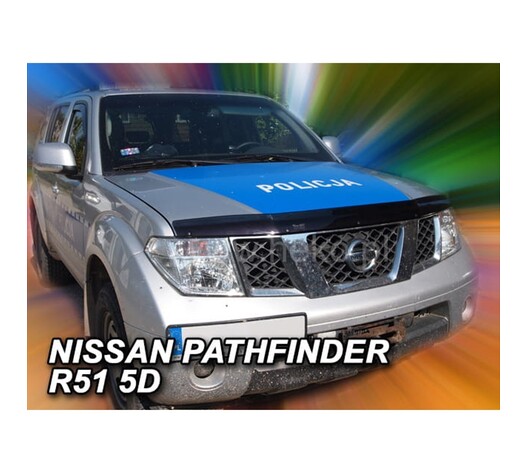 ΑΝΕΜΟΘΡΑΥΣΤΗΣ ΚΑΠΩ ΑΥΤΟΚΙΝΗΤΟΥ ΓΙΑ NISSAN NAVARA D40 2004-2010 / PATHFINDER 5D 2005-2012 ΑΠΟ ΕΥΚΑΜΠΤΟ ΦΙΜΕ ΠΛΑΣΤΙΚΟ HEKO - 1 ΤΕΜ.