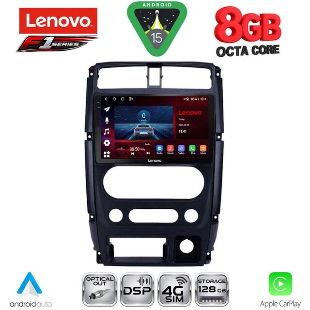 LENOVO SSR 10678_CPA (9inc) MULTIMEDIA TABLET for SUZUKI JIMNY mod. 2007-2017