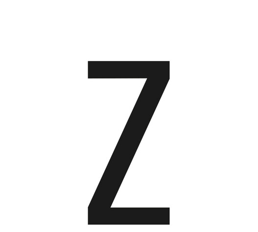 ΑΥΤΟΚΟΛΛΗΤΟ ΓΡΑΜΜΑ ΠΙΝΑΚΙΔΩΝ 60x30mm "Z"