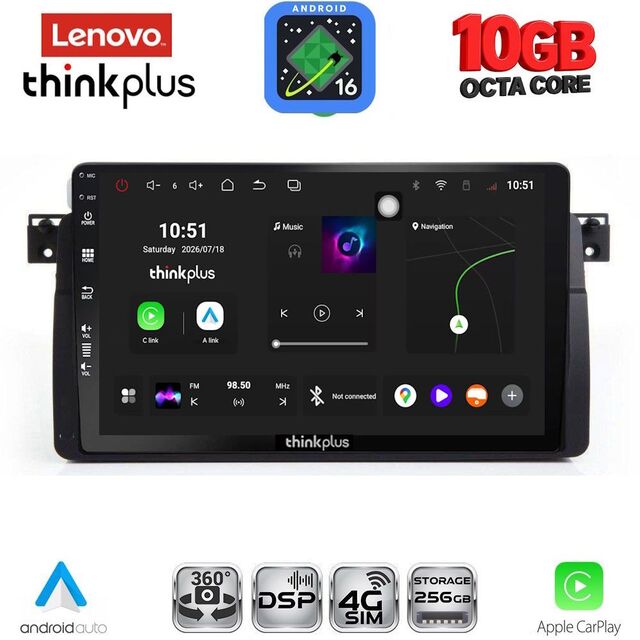 LENOVO LTM 11042_CPA (9inc) MULTIMEDIA TABLET for BMW E46 mod. 1998-2005