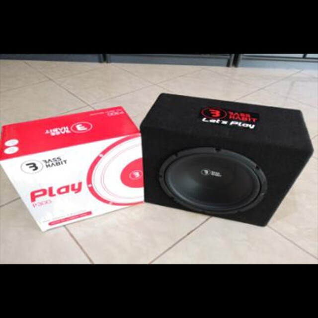 Subwoofer αυτοκινήτου 12" 2" Aluminum VC 600W Bass Habit Play P300C