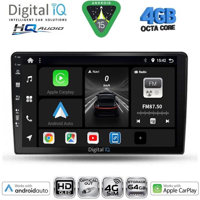 DIGITAL IQ BXK 19103B_CPAA (9inc) MULTIMEDIA TABLET for DACIA DUSTER mod. 2012-2019