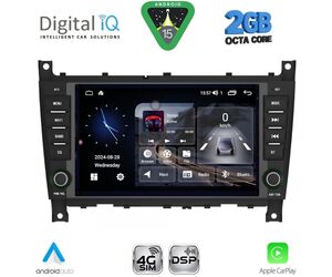 DIGITAL IQ BLF 393_CPA (8" DECK) MULTIMEDIA SYSTEM for MERCEDES C W203 – CLK W209 mod. 2004-2008