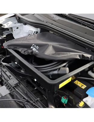 Rati - Frunk Audi Q4 e-tron 2021> με Gas Strut πρακτικός Εμπρός Αποθηκευτικός Χώρος 10L για Καλώδια Φόρτισης και Καθημερινή Οργάνωση Ηλεκτρικών - 1 Τεμ. (V01915/RT)