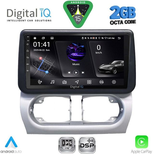DIGITAL IQ RSF 4500_CPA (9inc) MULTIMEDIA TABLET for OPEL CORSA C mod 2000-2006 - TIGRA mod. 2004-2009