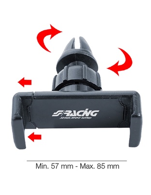 ΒΑΣΗ ΚΙΝΗΤΟΥ ΑΕΡΑΓΩΓΟΥ ΜΕ ΚΛΙΠ  55-85mm PHONE HOLDER 8
