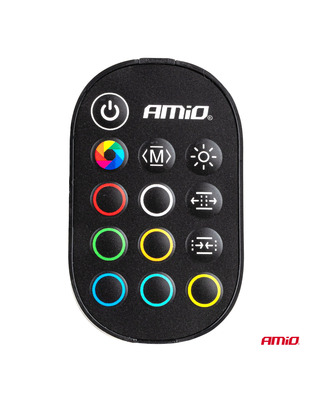 Amio – Ταινία LED RGB 12V 2x30cm Flexible με Τηλεχειριστήριο για Πολύχρωμο Εσωτερικό Φωτισμό & Easy Control – Σετ 2 Τεμ. (04579/AM)