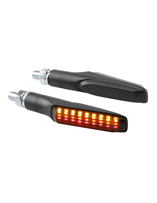 ΦΛΑΣ MOTO ΠΙΣΩ 12V SMD LED ΜΑΥΡΟ 3 ΧΡΗΣΕΩΝ (ΘΕΣΕΩΣ /ΦΛΑΣ/ΣΤΟΠ) 91x15mm  LAMPA  - 2 TEM.