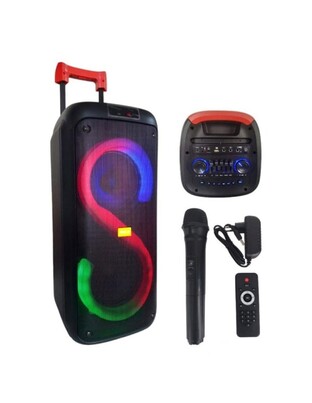 ΦΟΡΗΤΟ ΗΧΕΙΟ SUBWOOFER ΜΕ ΜΙΚΡΟΦΩΝΟ & ΤΗΛΕΧΕΙΡΙΣΤΗΡΙΟ DR-8831