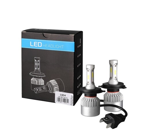 H4 LED SET C6 9-32V 6.500K 10.000lm 4 X 10W ΛΑΜΠΑ ΜΕ COB EPISTAR 1021 LED ΚΑΙ ΑΝΕΜΙΣΤΗΡΑΚΙ M-TECH - 2 ΤΕΜ.
