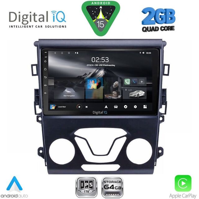 DIGITAL IQ RSD 1164_CPA A/C (9inc) MULTIMEDIA TABLET OEM FORD MONDEO mod. 2014-2023