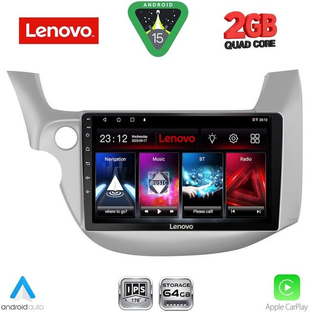 LENOVO LVD 2211_CPA (10inc) MULTIMEDIA TABLET for HONDA JAZZ mod. 2008-2012