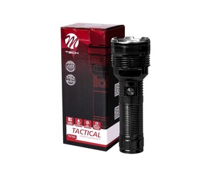 ΦΑΚΟΣ ΧΕΙΡΟΣ 1x15W 413lm IP65 183mm Φ62mm 6000mAh Li-ion TACTICAL LASER FLASHLIGH M-TECH - 1 Τεμ.