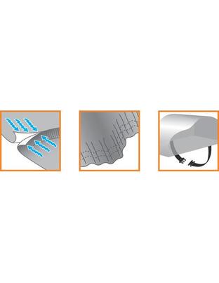 Lampa - 4 Seasons AG-2 Κουκούλα Αυτοκινήτου για Fiat Tempra 5 doors 03/1990 > 08/1997 Aδιάβροχη με Aπαλή Eσωτερική Eπένδυση από 100% PEVA Μη Τοξικό Βινύλιο με Διαστάσεις: 460x180x150 mm - 1 τεμ. (L2045.6)