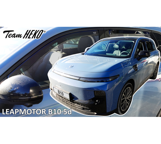Heko – Ανεμοθραύστες Παραθύρων για Leapmotor B10 5πορτο 2025 > (Εμπρός & Πίσω) – 4 Τεμ. (ANEM.SET29144)