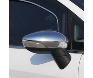 ΚΑΠΑΚΙΑ ΚΑΘΡΕΠΤΗ ΧΡΩΜΙΟΥ ΜΕΤΑΛΛΙΚΑ ΓΙΑ FORD FIESTA 2015+ D HB