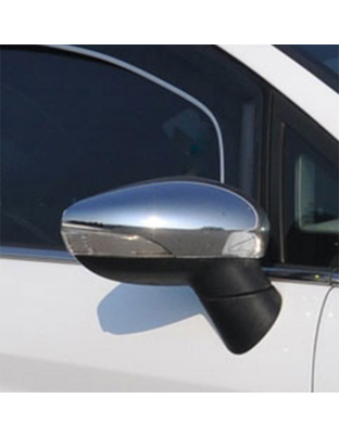 ΚΑΠΑΚΙΑ ΚΑΘΡΕΠΤΗ ΧΡΩΜΙΟΥ ΜΕΤΑΛΛΙΚΑ ΓΙΑ FORD FIESTA 2015+ D HB