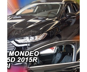 ΑΝΕΜΟΘΡΑΥΣΤΕΣ ΓΙΑ FORD MONDEO MK5 5D HTB / WAGON 2015+ ΖΕΥΓΑΡΙ ΑΠΟ ΕΥΚΑΜΠΤΟ ΦΙΜΕ ΠΛΑΣΤΙΚΟ HEKO - 2 ΤΕΜ.