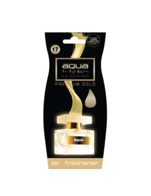 Aqua - ΑΡΩΜΑΤΙΚΟ ΑΥΤΟΚΙΝΗΤΟΥ ΚΡΕΜΑΣΤΟ PREMIUM GOLD DROP AQUA - 1 TEM. (10-1003/AQ)