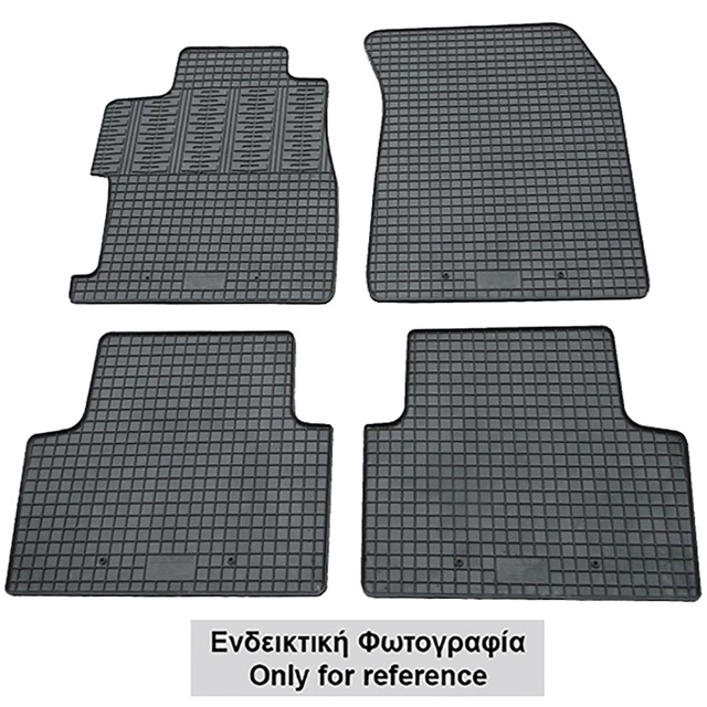 Cik - ΠΑΤΑΚΙΑ ΑΥΤΟΚΙΝΗΤΟΥ ΑΠΟ ΛΑΣΤΙΧΟ ΓΙΑ VW T5 / T6 CARAVELLE / T6 TRANSPORTER ΠΟΡΤΑ ΔΕΞΙΑ 2015+ (3Η ΣΕΙΡΑ ΚΑΘΙΣΜΑΤΩΝ) ΣΕ ΜΑΥΡΟ ΧΡΩΜΑ ΧΩΡΙΣ ΚΟΥΜΠΩΜΑΤΑ - 3 ΤΕΜ. (RM.VW.0020/CK)