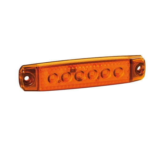 ΦΩΣ ΟΓΚΟΥ 6LED ΠΟΡΤΟΚΑΛΙ SMD 12/24V 96mm 20ΤΕΜ.