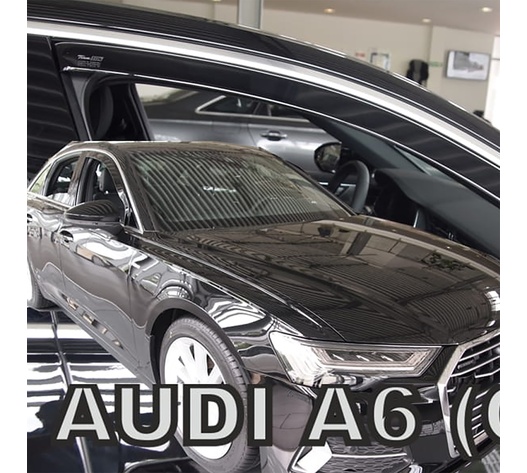 ΑΝΕΜΟΘΡΑΥΣΤΕΣ ΓΙΑ AUDI A6 C8 4D / AUDI A6 C8 5D AVANT 2018-2021 ΖΕΥΓΑΡΙ ΑΠΟ ΕΥΚΑΜΠΤΟ ΦΙΜΕ ΠΛΑΣΤΙΚΟ HEKO - 2 ΤΕΜ.