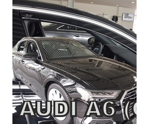 ΑΝΕΜΟΘΡΑΥΣΤΕΣ ΓΙΑ AUDI A6 C8 4D / AUDI A6 C8 5D AVANT 2018-2021 ΖΕΥΓΑΡΙ ΑΠΟ ΕΥΚΑΜΠΤΟ ΦΙΜΕ ΠΛΑΣΤΙΚΟ HEKO - 2 ΤΕΜ.