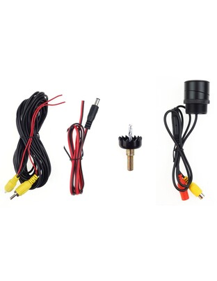 Amio – Κάμερα Οπισθοπορείας HD-301-IR Night Vision 28mm για Καθαρή Εικόνα & Ασφαλές Παρκάρισμα – 1 Τεμ. (01572/AM)