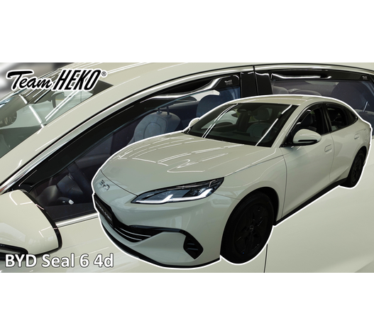 Heko – Ανεμοθραύστες Παραθύρων για BYD Seal 6 Sedan 4πορτο 2024 > (Εμπρός & Πίσω) – 4 Τεμ. (ANEM.SET11318)