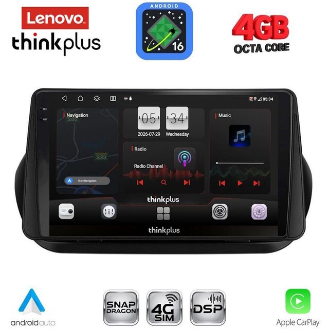 LENOVO LTG 7142_CPA (9inc) MULTIMEDIA TABLET for CITROEN – FIAT – PEUGEOT mod. 2008-2018