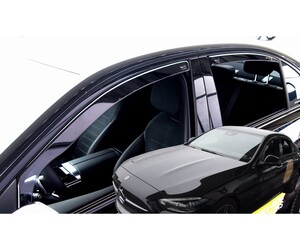 ΑΝΕΜΟΘΡΑΥΣΤΕΣ ΓΙΑ MERCEDES C-KLAS W206 4D 2021+ -  ΣΕΤ ΑΥΤΟΚΙΝΗΤΟΥ ΑΠΟ ΕΥΚΑΜΠΤΟ ΦΙΜΕ ΠΛΑΣΤΙΚΟ HEKO - 4 ΤΕΜ.