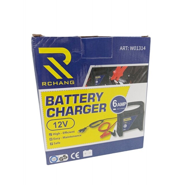 ΦΟΡΤΙΣΤΗΣ ΜΠΑΤΑΡΙΑΣ ΑΥΤΟΚΙΝΗΤΟΥ 6AMP 12V W01314