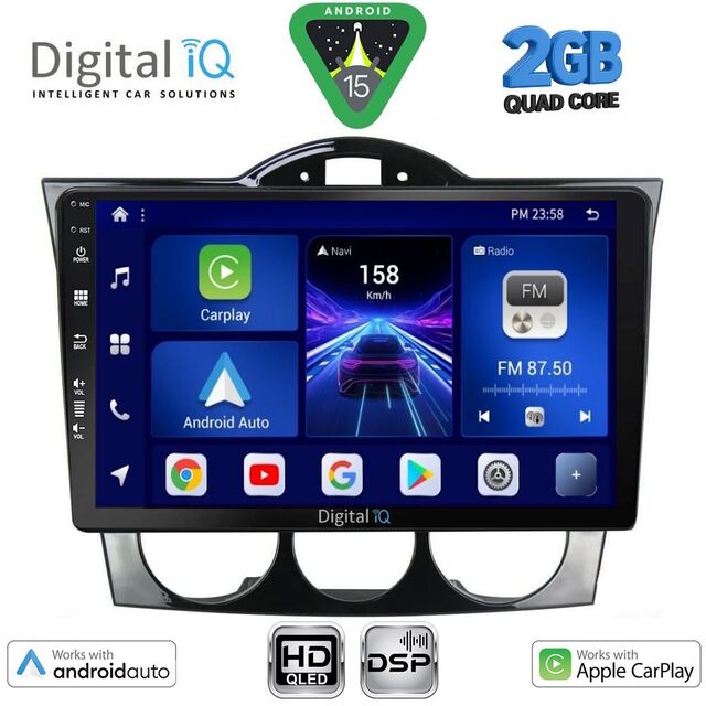 DIGITAL IQ BXC 3394_CPAA (9inc) MULTIMEDIA TABLET for MAZDA RX8 mod. 2001-2008