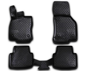 ΠΑΤΑΚΙΑ ΣΕ ΣΚΑΦΗ TPE ΛΑΣΤΙΧΟ ΓΙΑ SKODA OCTAVIA 3 A7 ACTIVE / AMBITION STYLE 2013-2020 / OCTAVIA A8 2020+  ΣΕ ΜΑΥΡΟ ΧΡΩΜΑ NOVLINE - 4 ΤΕΜ.