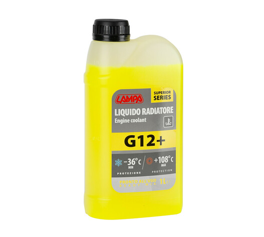 Lampa - Αντιψυκτικό Υγρό / Παραφλού Superior Yellow G12+ -37°C 1000ml με Biotechnology για Ψυγείο και Κύκλωμα Ψύξης Κινητήρα - 1 Τεμ. (L3811.4)