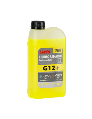 Lampa - Αντιψυκτικό Υγρό / Παραφλού Superior Yellow G12+ -37°C 1000ml με Biotechnology για Ψυγείο και Κύκλωμα Ψύξης Κινητήρα - 1 Τεμ. (L3811.4)