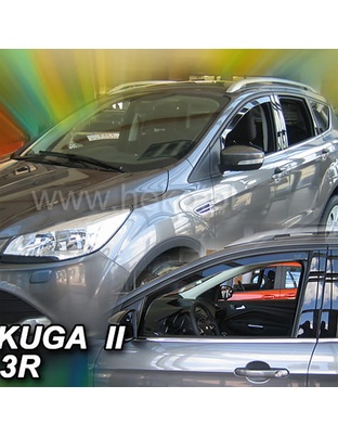 ΑΝΕΜΟΘΡΑΥΣΤΕΣ ΓΙΑ FORD KUGA 2 / VIGNALE 5D 2012+ ΖΕΥΓΑΡΙ ΑΠΟ ΕΥΚΑΜΠΤΟ ΦΙΜΕ ΠΛΑΣΤΙΚΟ HEKO - 2 ΤΕΜ.