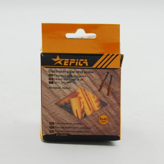 ΠΛΑΣΤΙΚΕΣ ΕΠΕΚΤΑΣΕΙΣ ΚΑΙ ΒΙΔΕΣ 8x40mm 50ΤΜΧ EPICA STAR TO-EP-30487