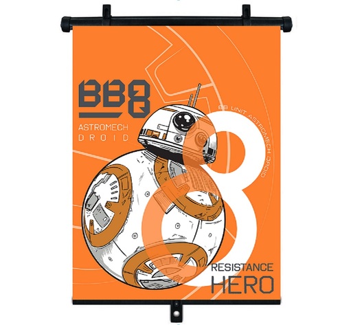 Amio - ΚΟΥΡΤΙΝΑΚΙ ΗΛΙΟΠΡΟΣΤΑΣΙΑΣ ΣΕ ΡΟΛΟ STAR WARS 36x45cm ΓΙΑ ΠΛΑΙΝΟ ΤΖΑΜΙ/ΠΙΣΩ ΠΑΡΜΠΡΙΖ - 1 Τεμ. (S59320/AM)