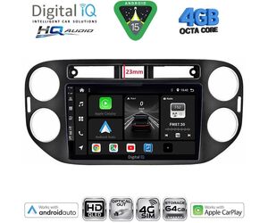 DIGITAL IQ BXK 19760BL_CPAA (9inc) MULTIMEDIA TABLET for VW TIGUAN mod. 2011-2016 (BLACK)