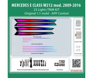 DIQ AMBIENT BENZ BC04D-DZ TRIM (Digital iQ Ambient Light for Mercedes E (W212) mod. 2009-2016 with 23 Lights Trim Kit)