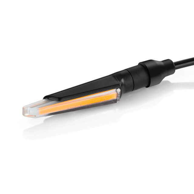 ΦΛΑΣ MOTO PROJECT 001 ΜΑΥΡΑ 12V COB LED TECHNOLOGY PARAXITE - 2 ΤΕΜ.