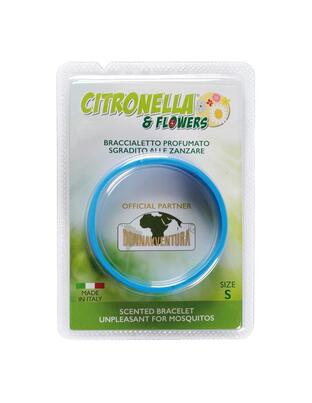 ΒΡΑΧΙΟΛΑΚΙ ΑΝΤΙΚΟΥΝΟΥΠΙΚΟ CITRONELLA ΚΑΙ FLOWERS (S) 5 cm (ΔΙΑΦΟΡΑ ΧΡΩΜΑΤΑ) - 1 ΤΕΜ.