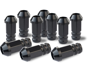 Simoni Racing - ΠΑΞΙΜΑΔΙ ΚΩΝΙΚΟ 12χ1,25 (50mm) (19) ΜΑΥΡΟ 10ΤΕΜ.