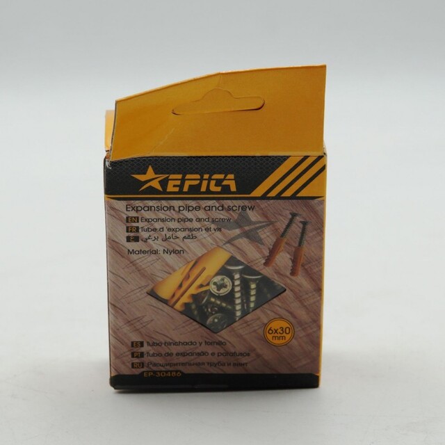 ΠΛΑΣΤΙΚΕΣ ΕΠΕΚΤΑΣΕΙΣ ΚΑΙ ΒΙΔΕΣ 6x30mm 50ΤΜΧ EPICA STAR TO-EP-30486