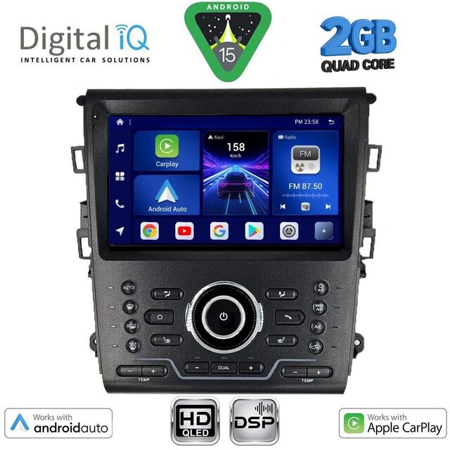 DIGITAL IQ BXC 3164_CPAA CLIMA (9inc) MULTIMEDIA TABLET for FORD MONDEO mod. 2014-2023